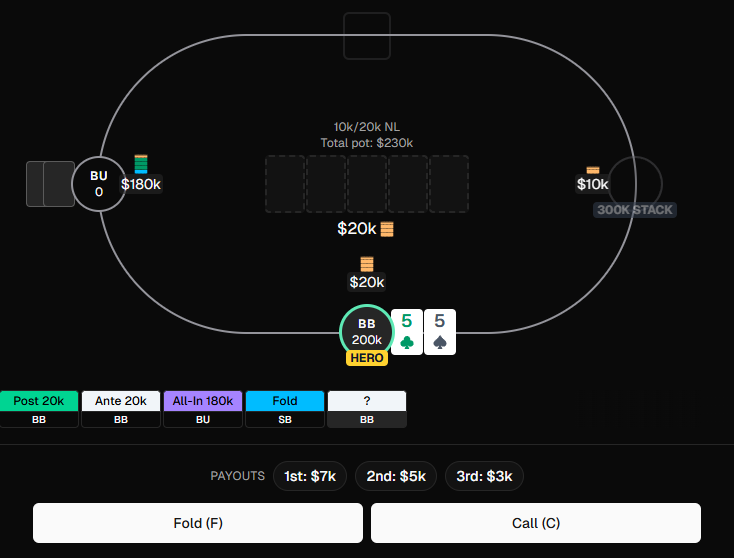 Pokerscope ICM drill preview